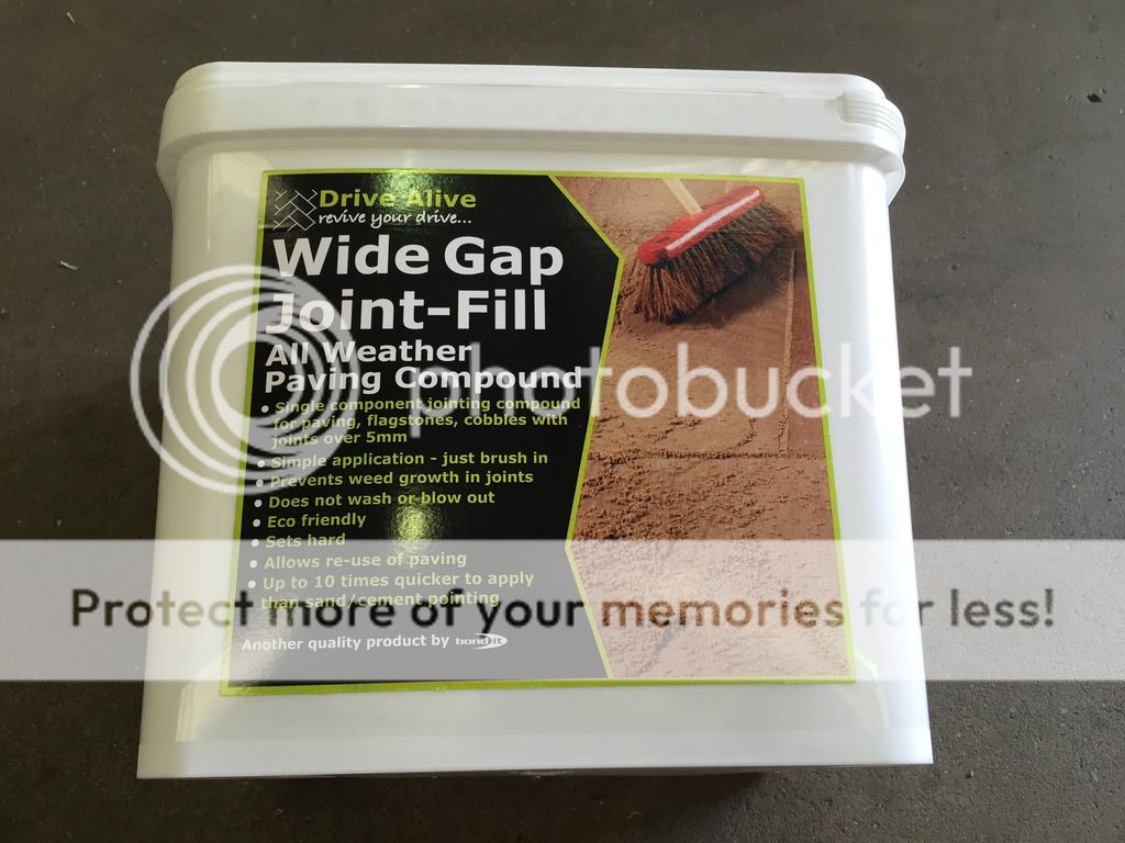 BUFF WIDE GAP JOINTFILL ALL WEATHER COMPOUND PAVING STONE SLABS FILLER